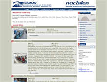 Tablet Screenshot of formsan.com